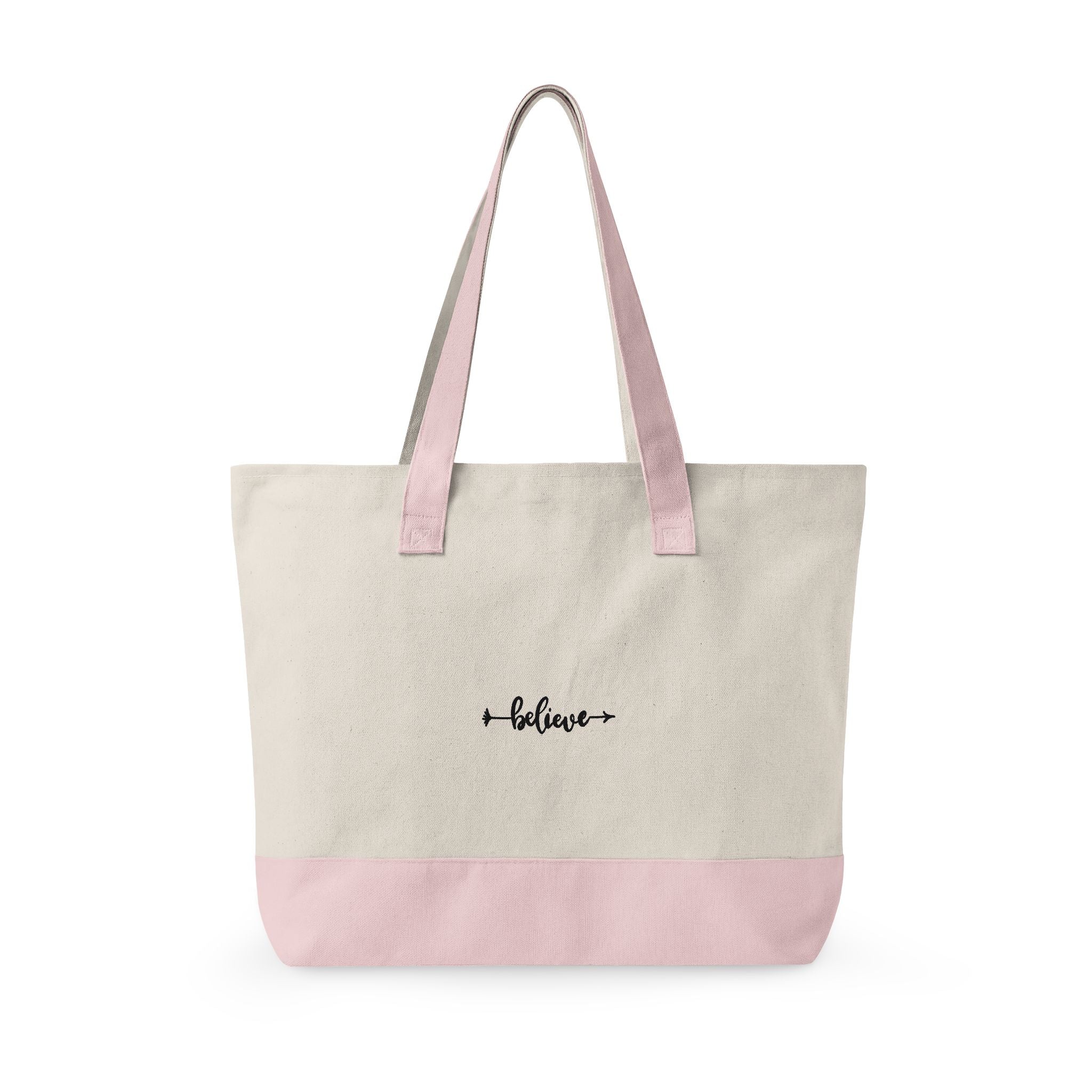Believe Floral  - Tote Bag