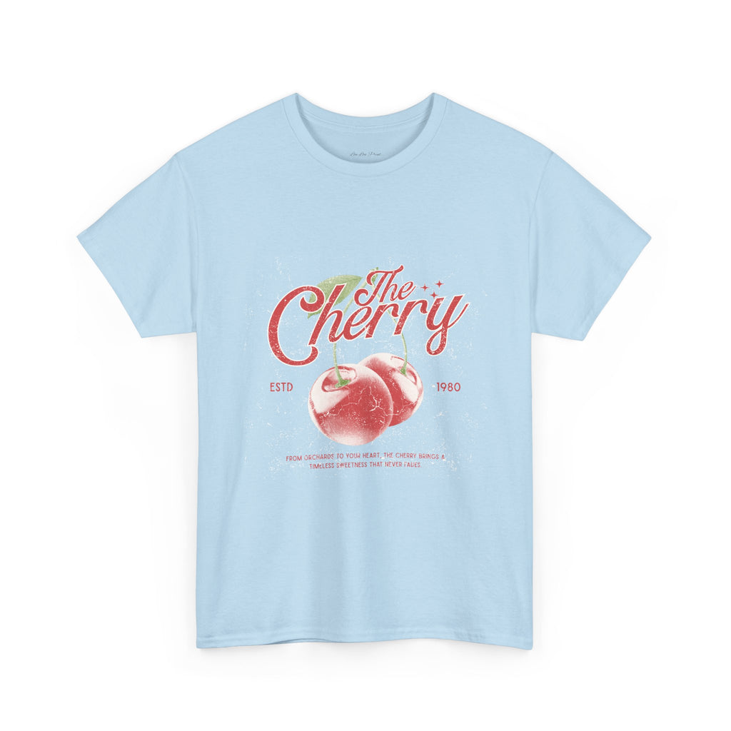 The Cherry Vintage Graphic Tee — Retro Fruit Logo T-Shirt