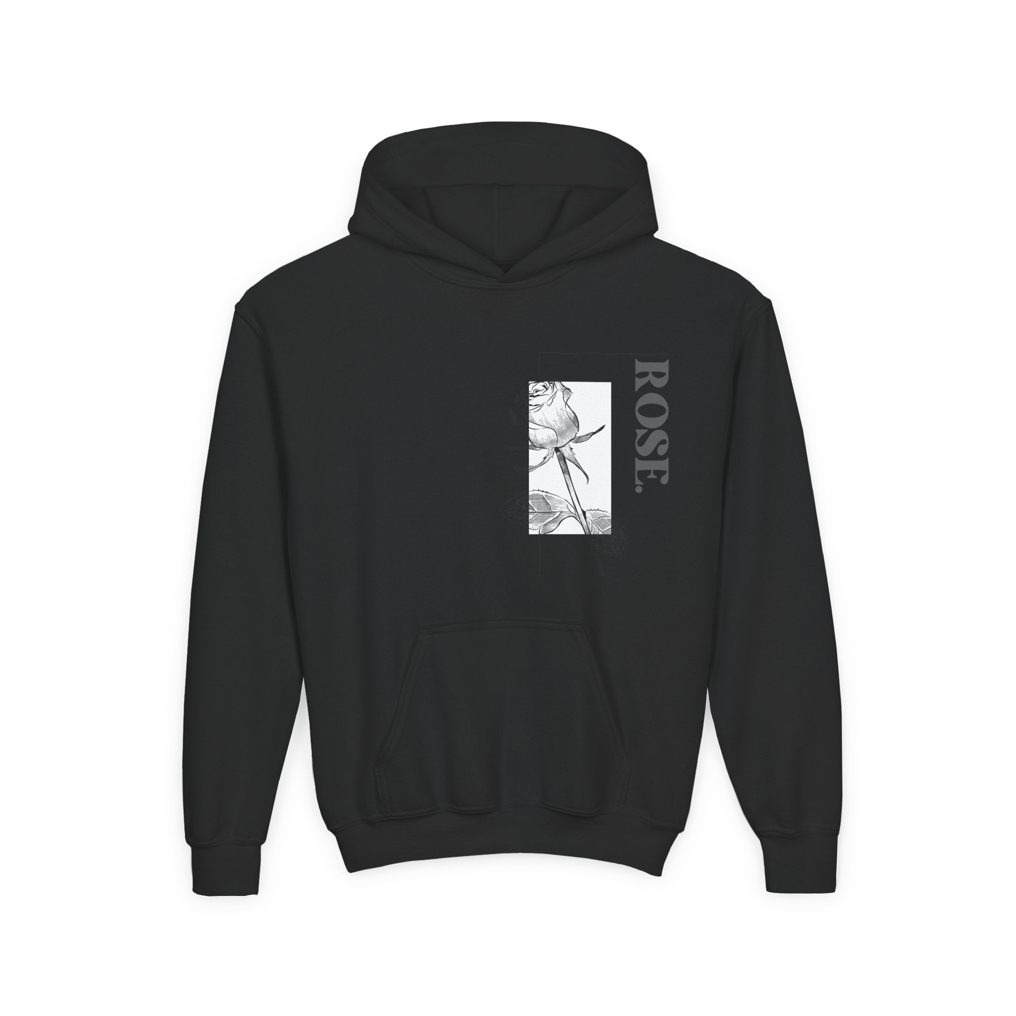 Youth Rose Graphic Hoodie