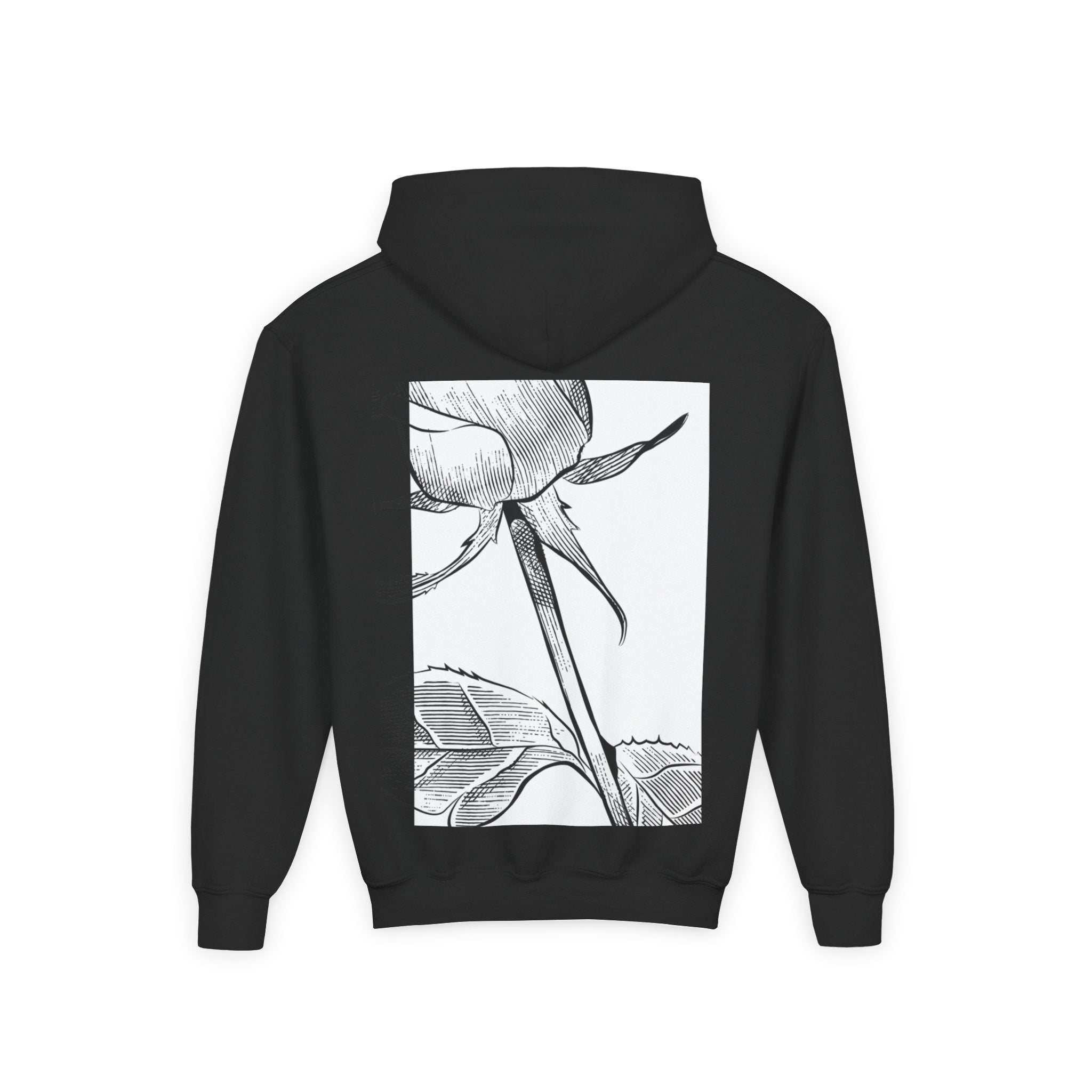 Youth Rose Graphic Hoodie