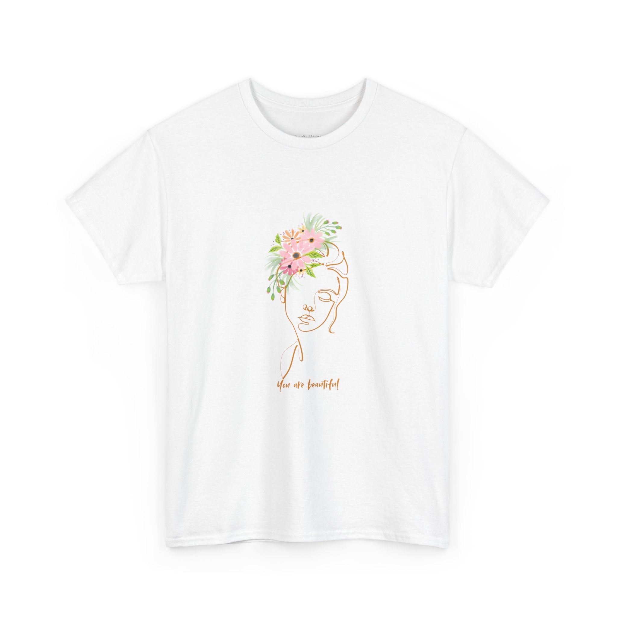 Floral Face Line Art Tee