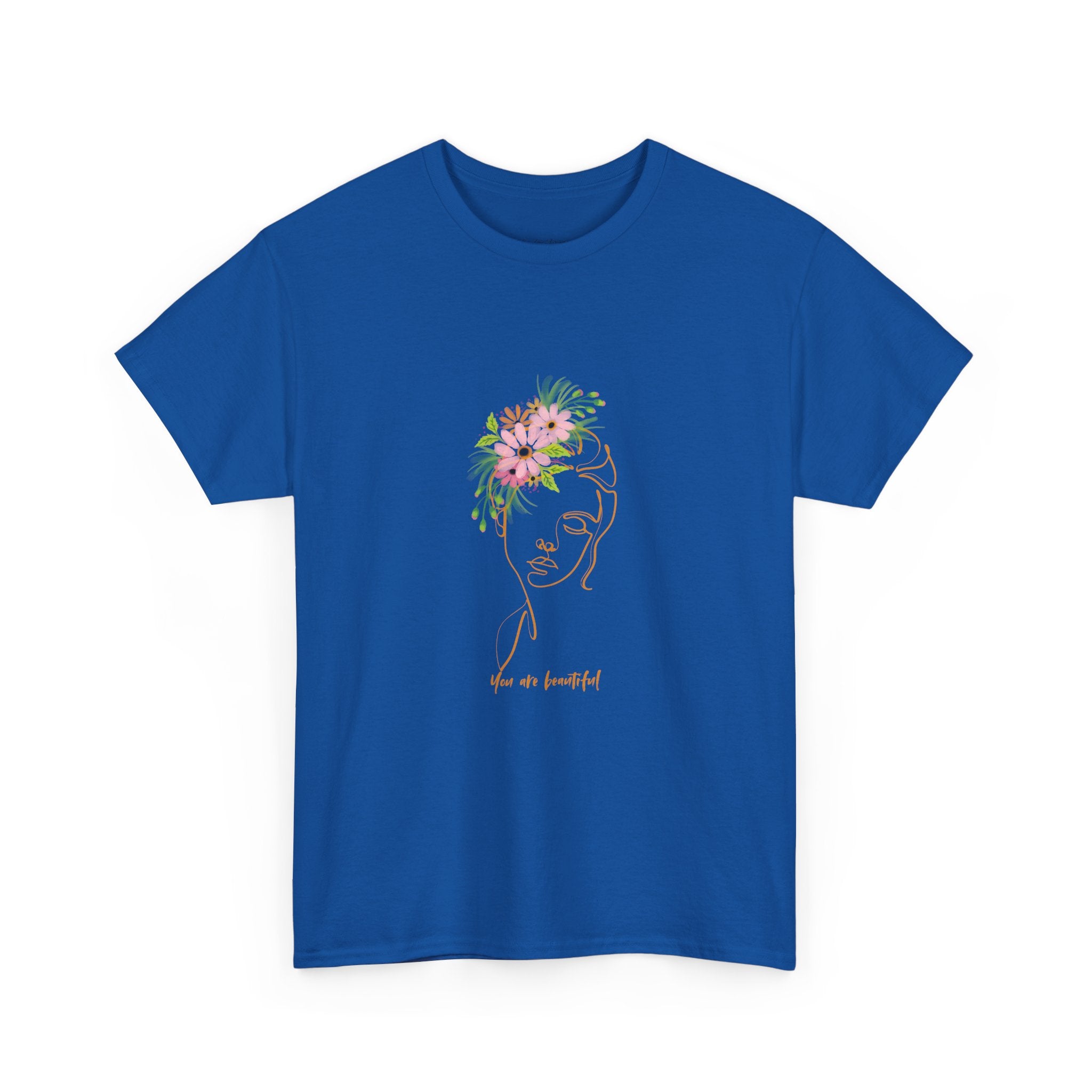 Floral Face Line Art Tee